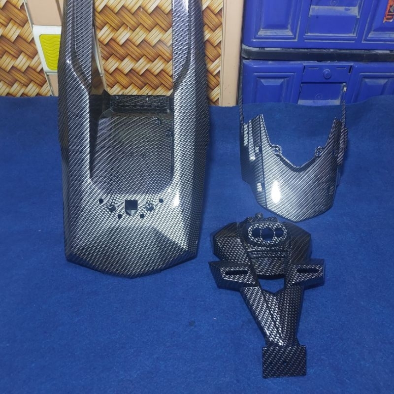 Undertail spakbor Belakang Covertail Ninja RR New Paketan Karbon