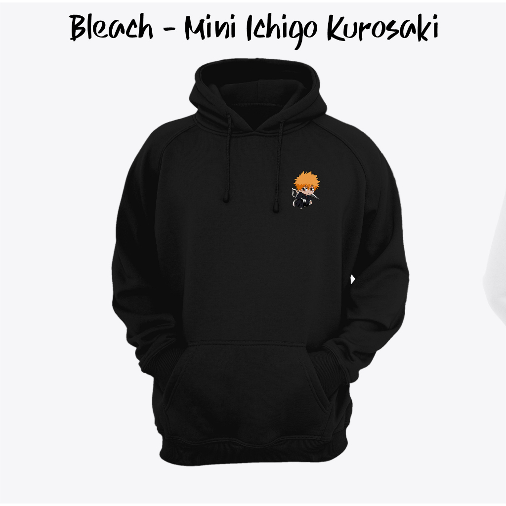 Sweater Hoodie Mini Ichigo Kurosaki Anime Bleach K0352
