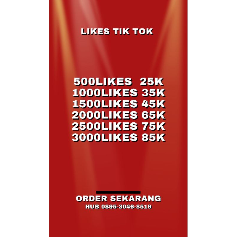 likes tiktok permanen