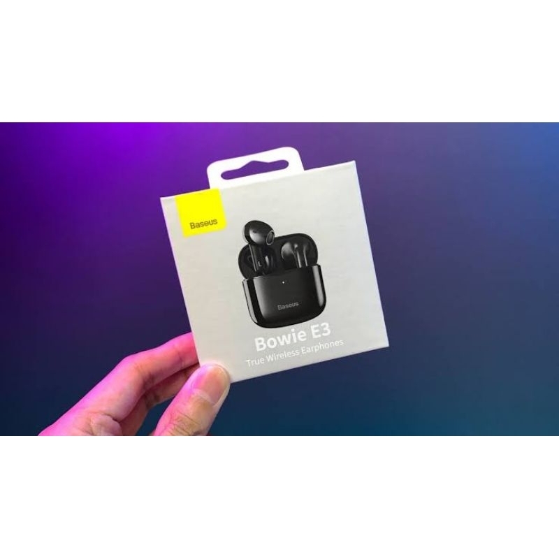 baseus bowie e3 true wireless bluetooth earphone tws hitam ex kado