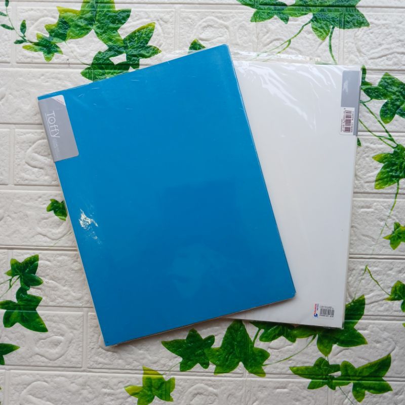 

KING JIM Toffy Clear File Holder Hiktas 7176TFW Ukuran A4 isi 40 Pockets
