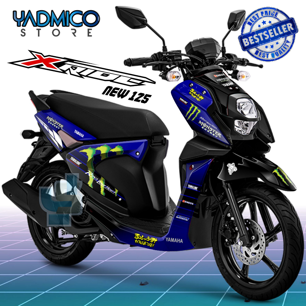 Decal X Ride 125 Full Body - Stiker Motor XRide 125 Full Body - Dekal X Ride 125 Full Body - Stripin