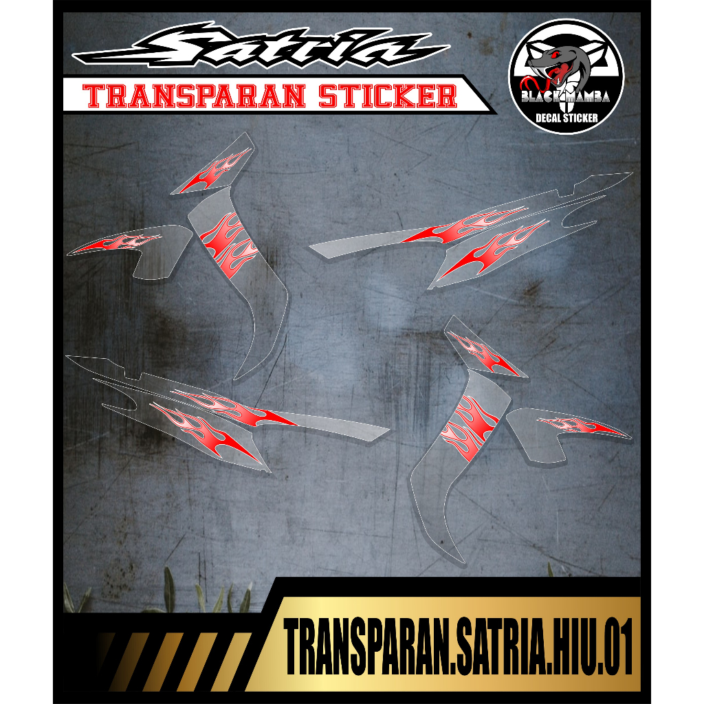 STRIPING TRANSPARAN SCOOPY KARBU VARIASI TRANSPARAN SCOOPY KARBU CODE 01