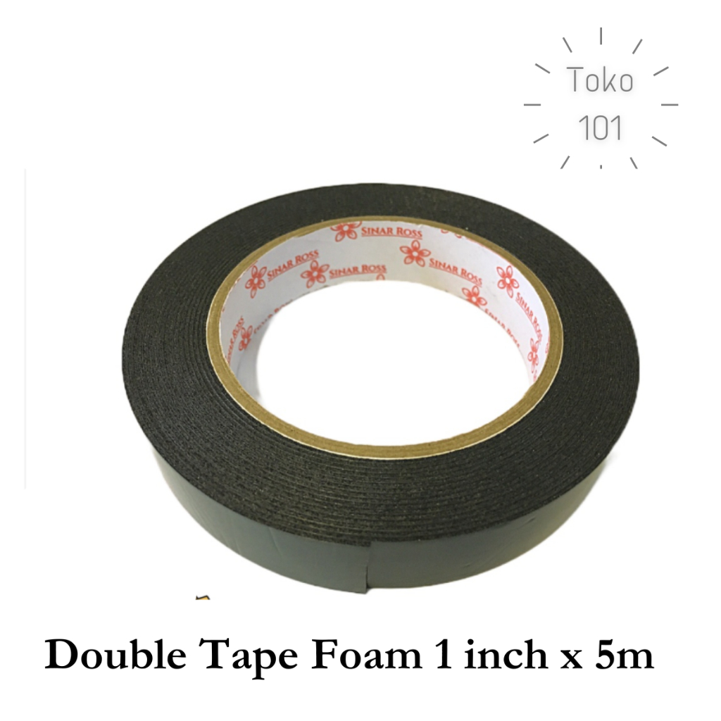 

Double Tape Foam Hijau 1inch x 5m