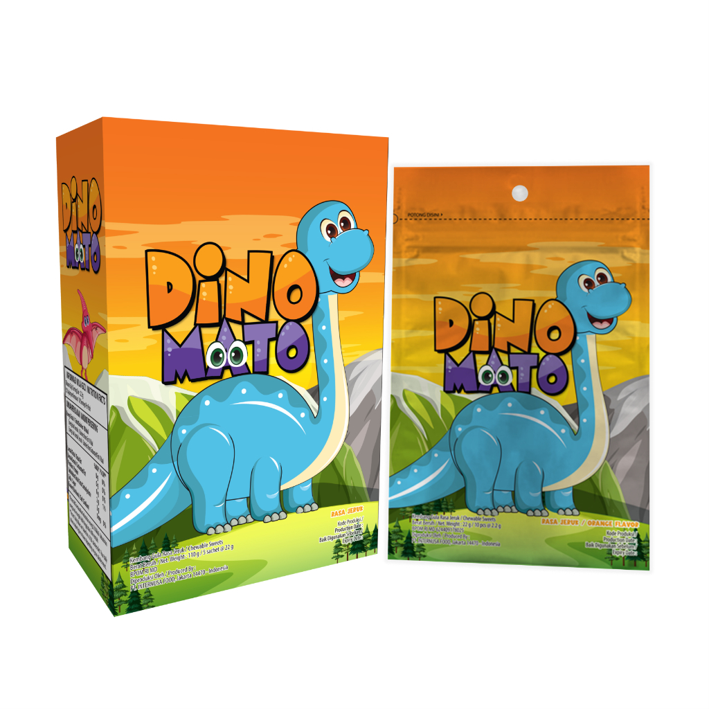 

Dino Mato per sachet isi 10 permen Rasa Jeruk - Vitamin Mata Anak