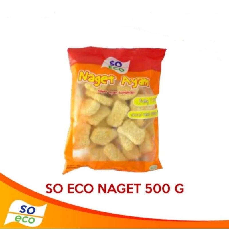 

NAGET AYAM SO ECO 500GR CHICKEN NUGGET HALAL