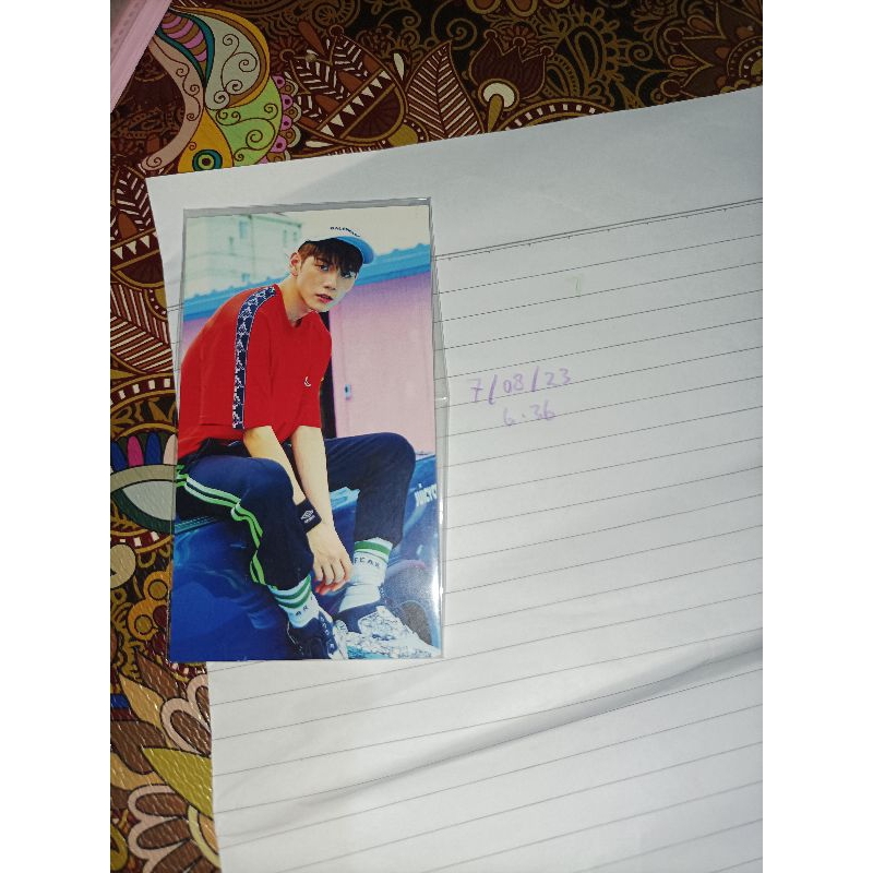 Photocard Broadcast Wannaone energetic Ong Seongwu