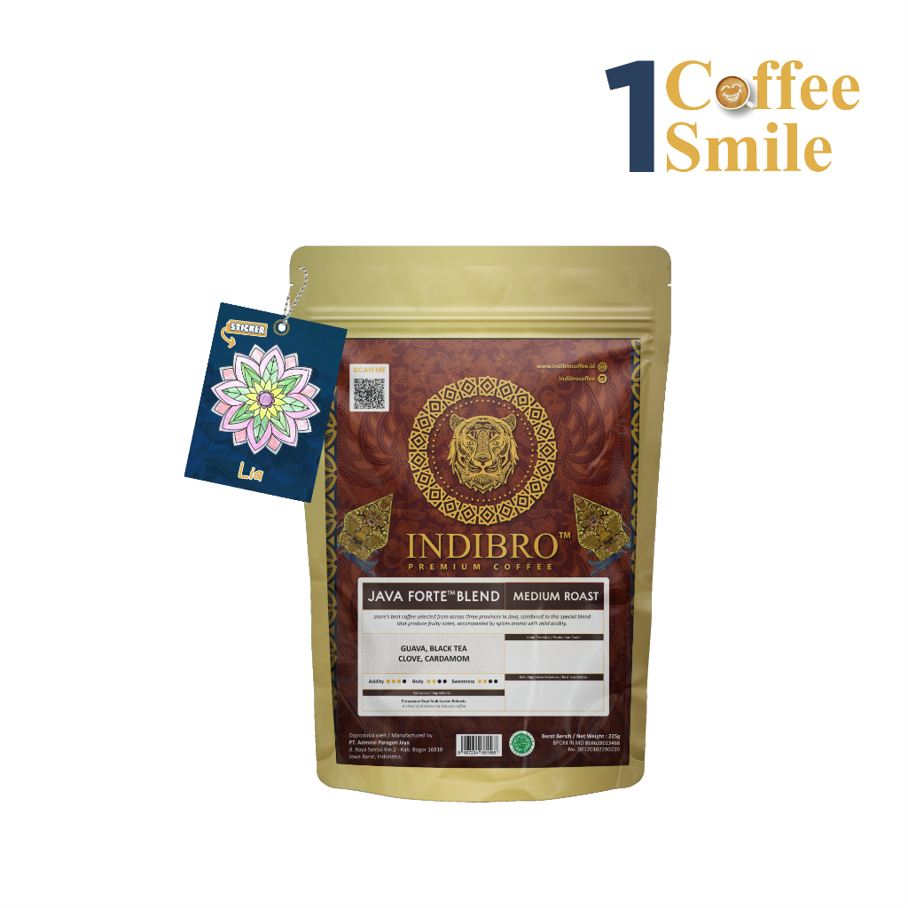 

Kopi INDIBRO Java Forte Blend - 225gr