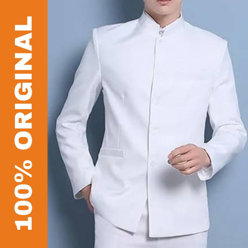 Jas Koko Pria Dewasa - Jasko Putih - Jasko Mandarin