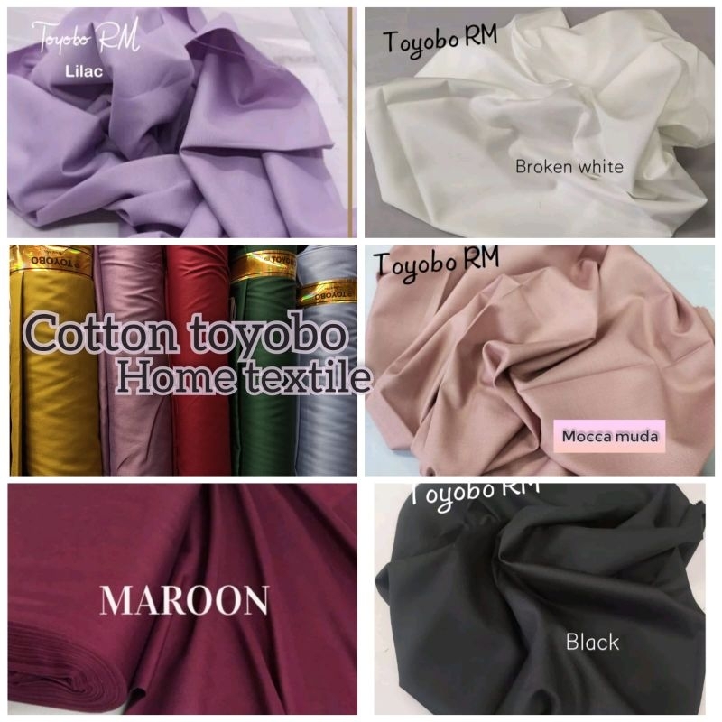 kain Toyobo royal mix - platinum - kain cotton lebar 1,5 meter
