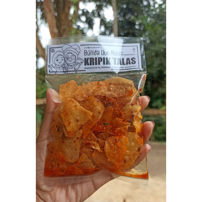 

Kripik Talas Pedas Daun Jeruk