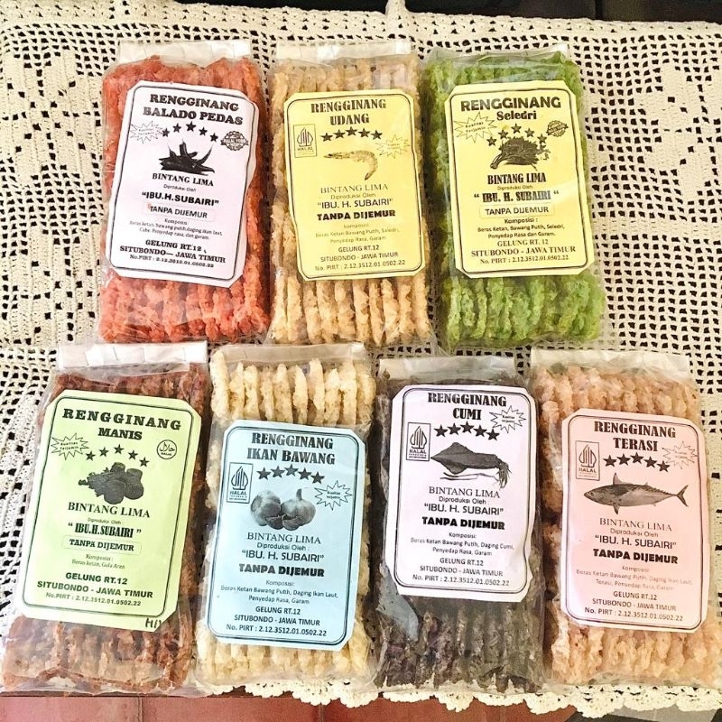 Rengginang Situbondo Ibu H. Subairi