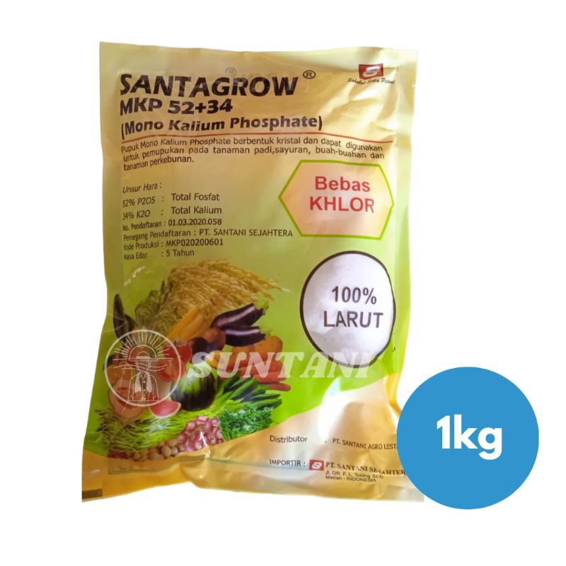Pupuk Santagrow MKP 52+34 1kg