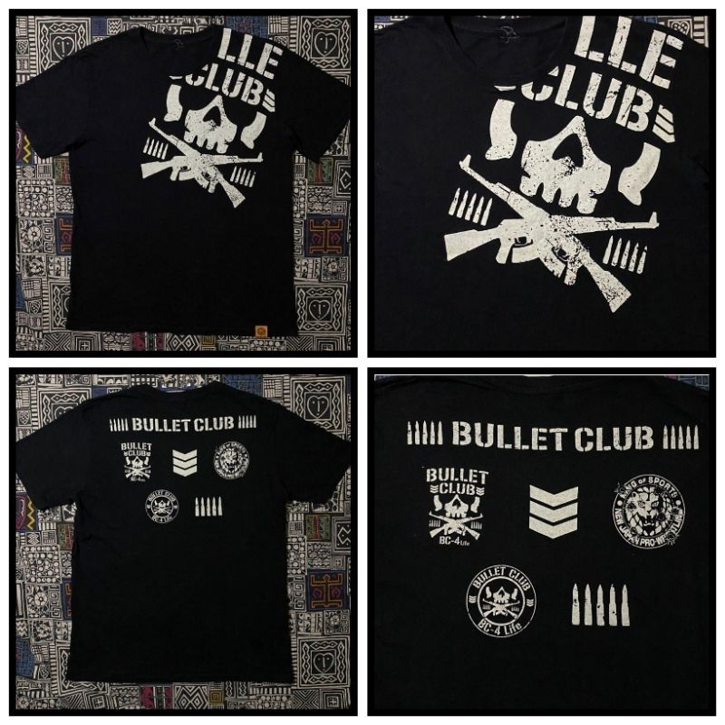 Kaos Bullet Club Original Njpw Not Aew Wwe Wcw tapout affliction movie film band musik