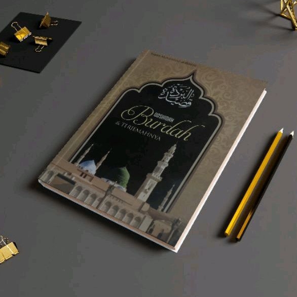 terjemah maulid burdah - buku maulid - original - grosir - kitab kuning - kitab pesantren - buku aga