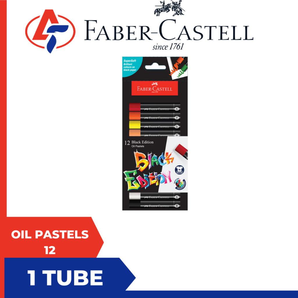 

crayon oil pastell black edition faber castel 12