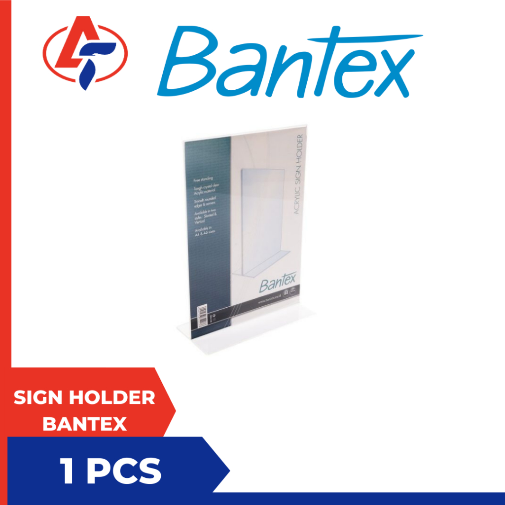 

acrylic sign holder bantex A5