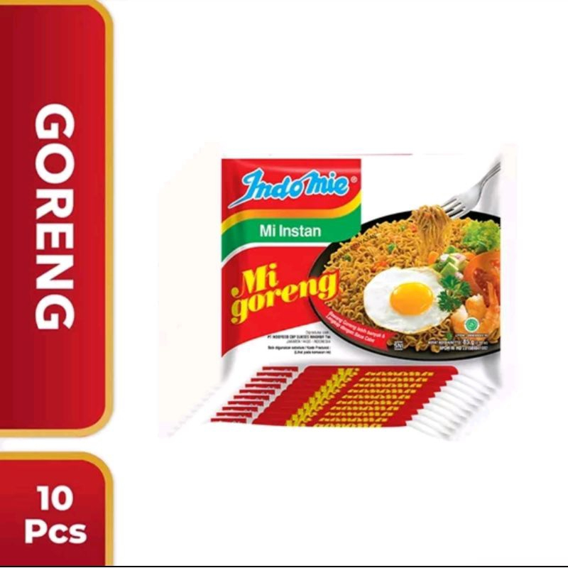 

Indomie Goreng 85gr isi 10 Pcs Murah