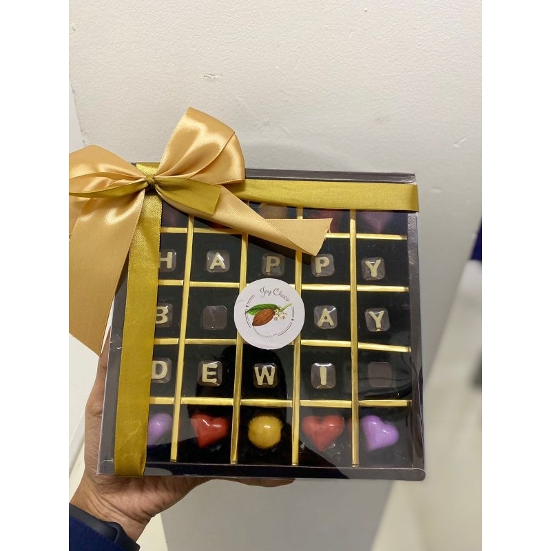 

Box coklat ucapan/kado coklat