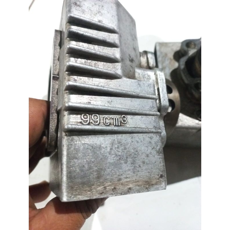 BLOK CYLINDER PISTON ORIGINAL SUZUKI TORNADO GX BRAVO RC100 SPRINTER CYLINDER BLOK SEHER