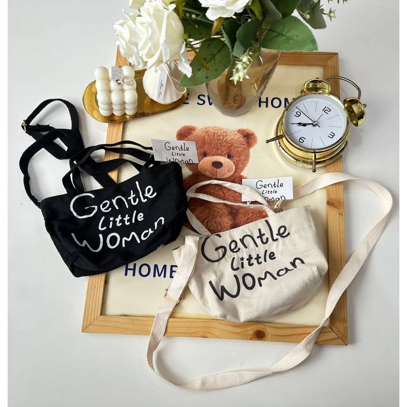 Gentle w*man mini logo tote bag