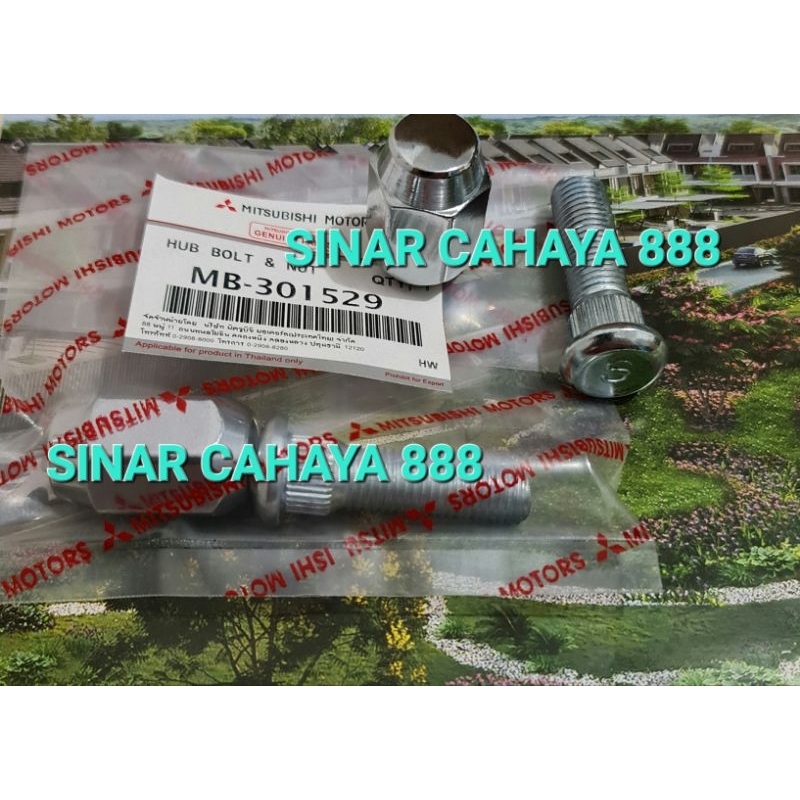 HUB BOLT BAUT RODA L300 ASLI KOMPLIT MUR RACING