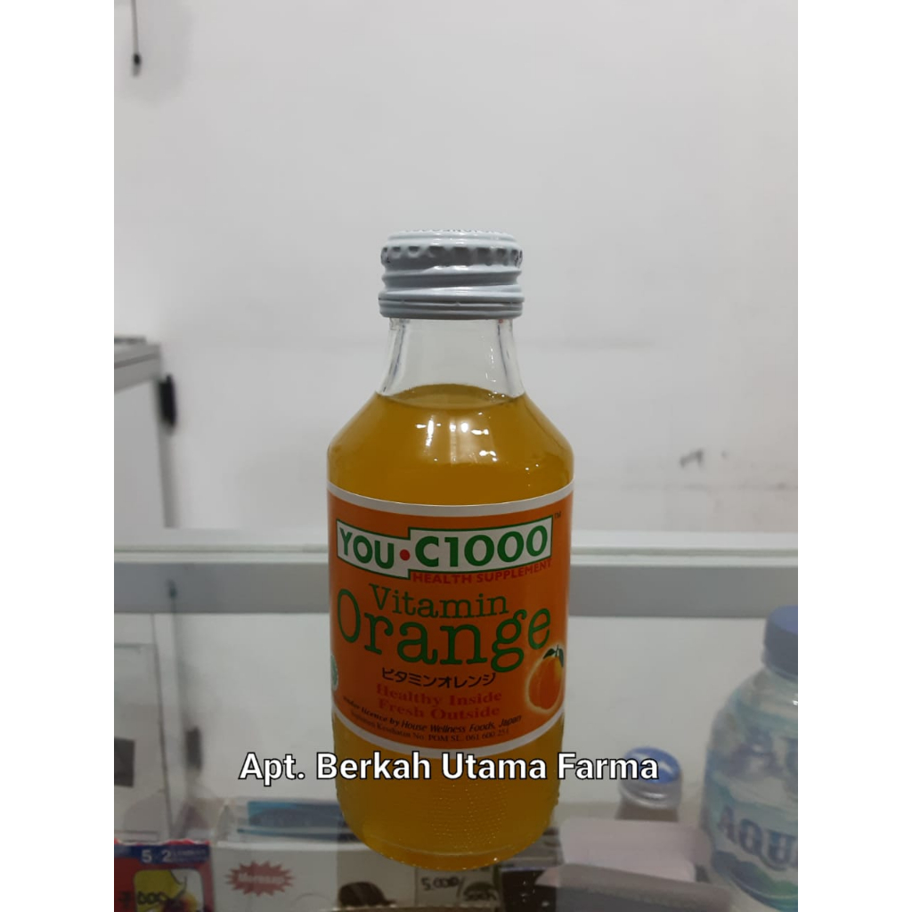 You C 1000 Orange Botol 140 ml