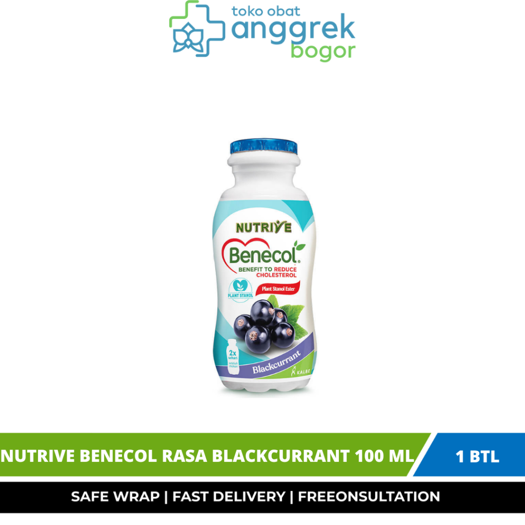 

NUTRIVE BENECOL RASA BLACKCURRANT 100 ML / MINUMAN UNTUK PENURUN KOLESTEROL