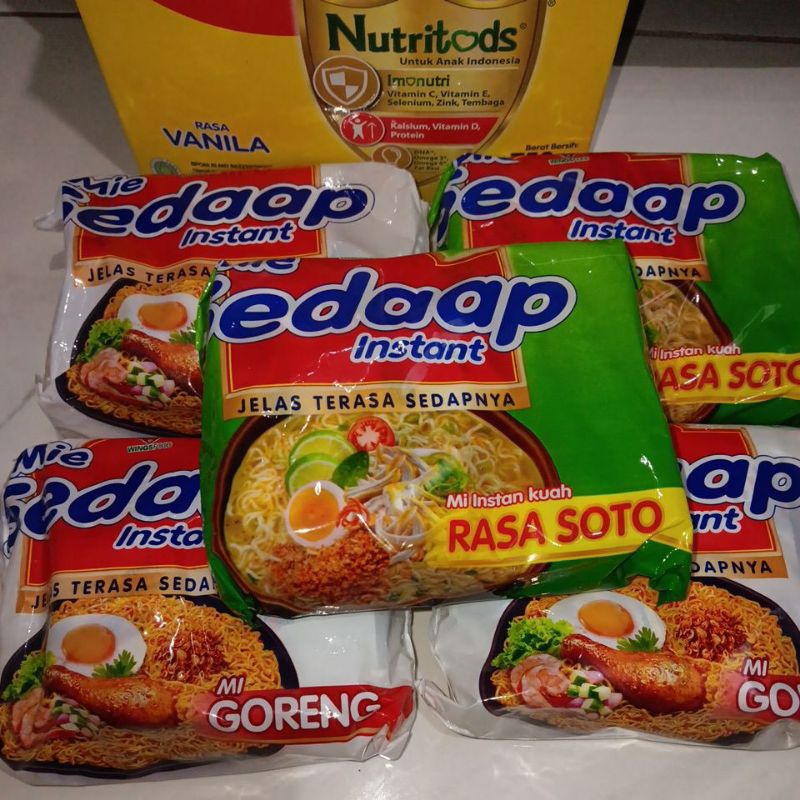 

paket hemat mie sedap isi 5bungkus