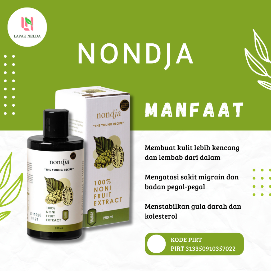 

NONDJA HERBALOV | NONDJA UNTUK DIET DBH SARI BUAH NONI SARI FERMENTASI BUAH MENGKUDU