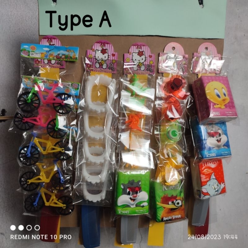 Mainan Rentengan 1000 isi 30 Mainan Renceng Warung Serba 1000