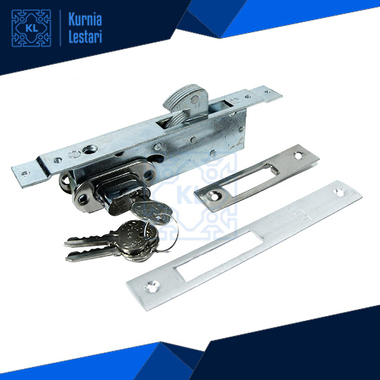 Kunci Pintu Sliding 4123 / Kunci Sliding Door 8423 Lidah Kait