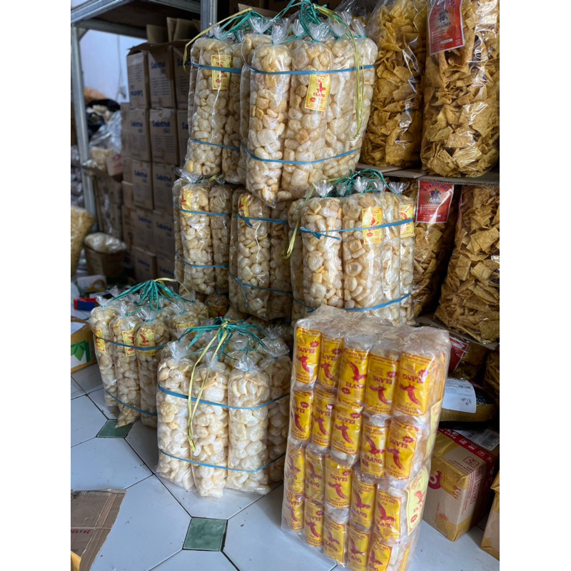 

Korzaln 1 Bal Kerupuk Kulit Asli Merek Elang