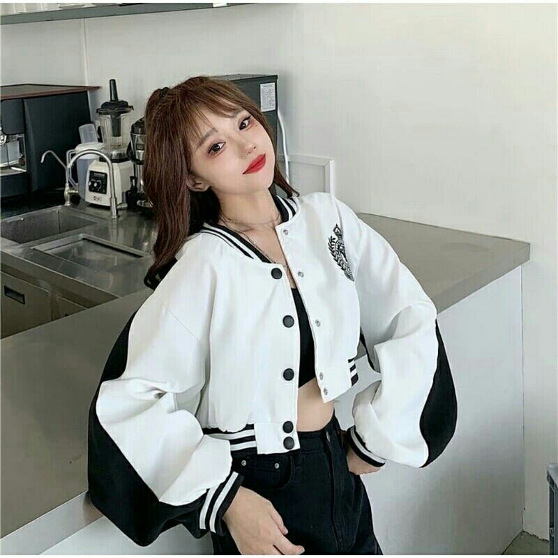 Jaket Versity Baseball / Two Tone Jaket Baseball / Jaket Kekinian