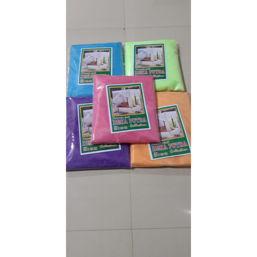 KELAMBU TIDUR POLOS UKURAN 120X200 180X200 DAN 200X200 DAN 120X200