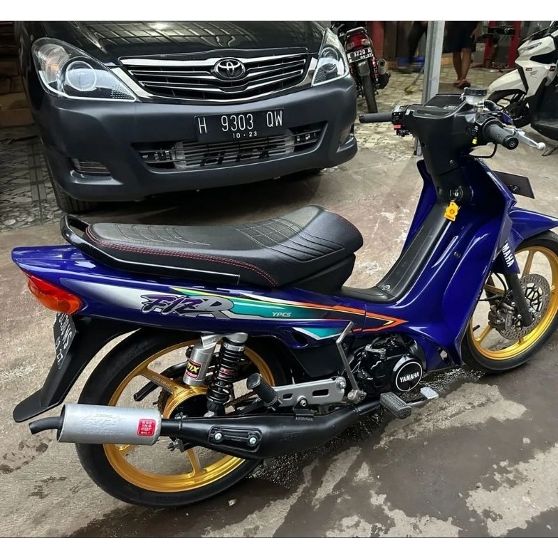 Striping lis sticker standar ORI yamaha fiz r fizr 1996 1997 1998 body biru stiker fizr biru stripin