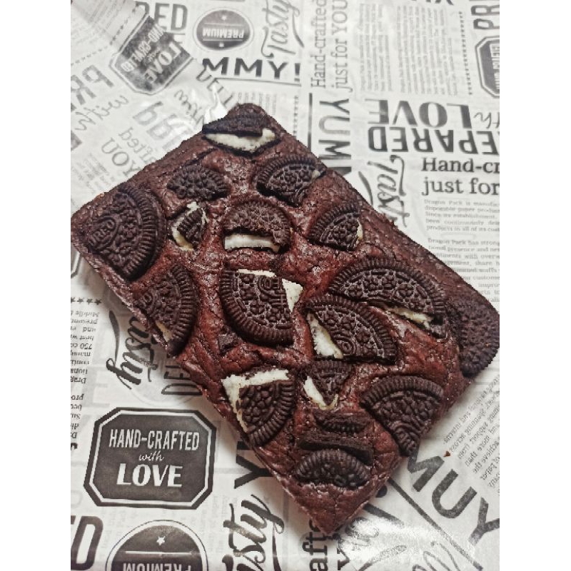 

[Dapoer Ronita] Fudgy Brownies Single Topping 15x10 cm / Brownies Panggang / Brownies Premium / Brownies Homemade