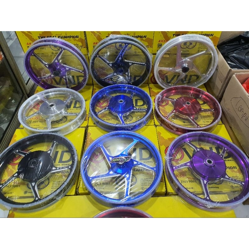 VELG VND RACING AK55 YAMAHA MIO SPORTY,SOUL,FINO RING 14