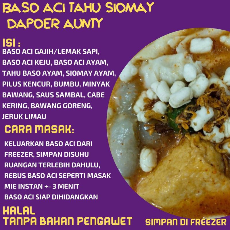 

BASO ACI TAHU SOMAY by @dapoer aunty