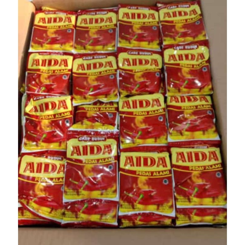

aida cabe bubuk renceng isi 10 pcs