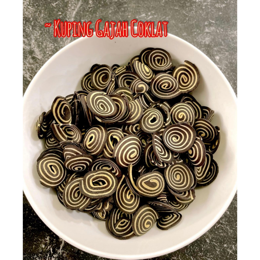 

Kuping Gajah Hitam / Coklat 250 gr (1/4 kg)
