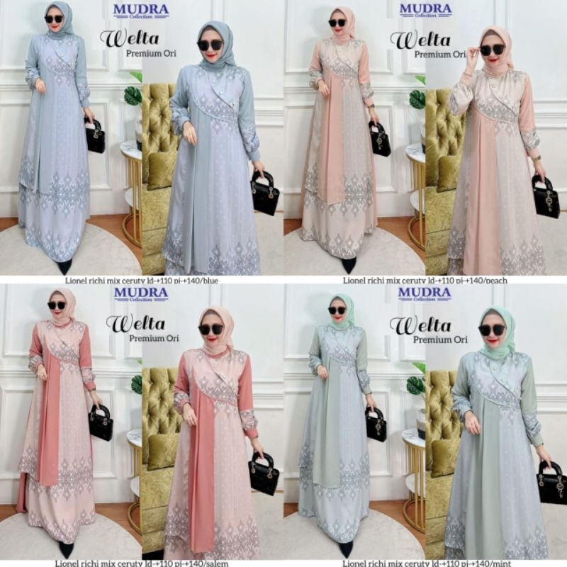 [RESTOK] Welta Gamis ori by Mudra Hijab