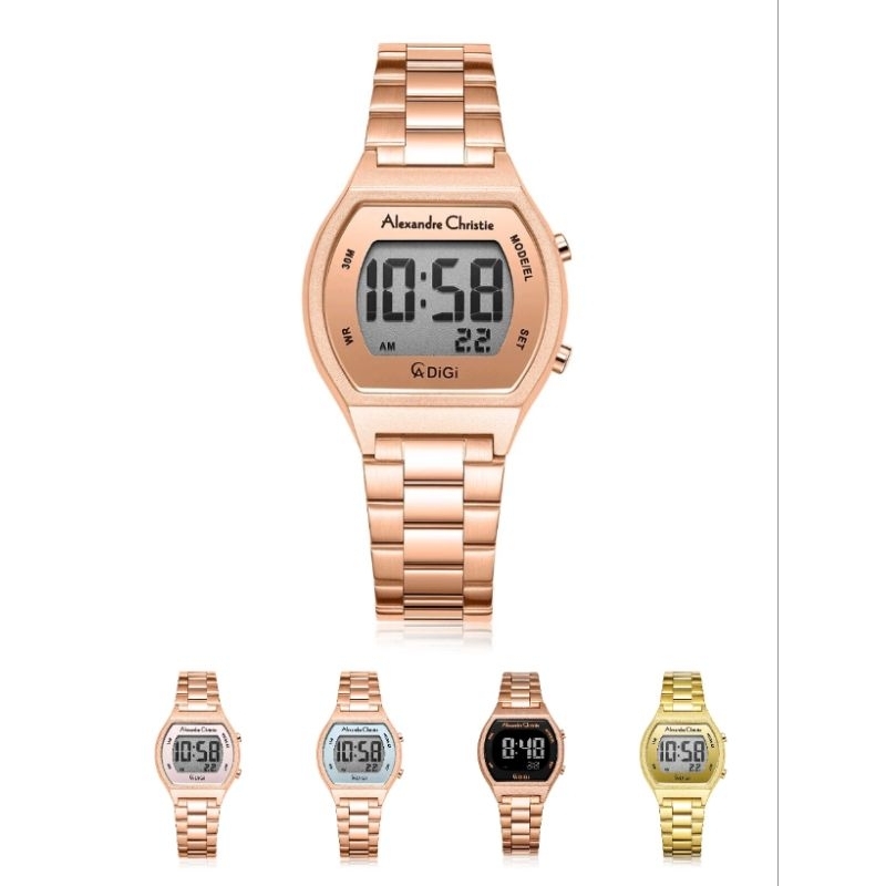 DIJUAL JAM TANGAN ARLOJI WATCH WANITA CEWEK CEWE ALEXANDER ALEXANDRE CHRISTIE CHRISTI CRISTI AC9384L
