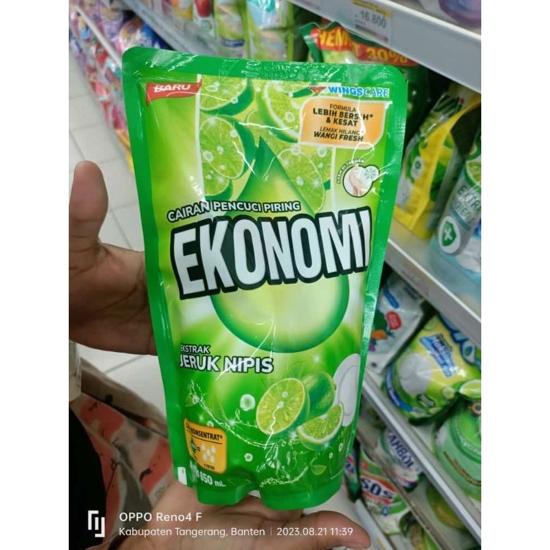 ekonomi cairan pencuci piring