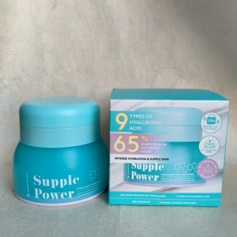 Somethinc Supple Power Moisturizer Expired 2025 + Hyaluronic Acid Serum Expired 2025