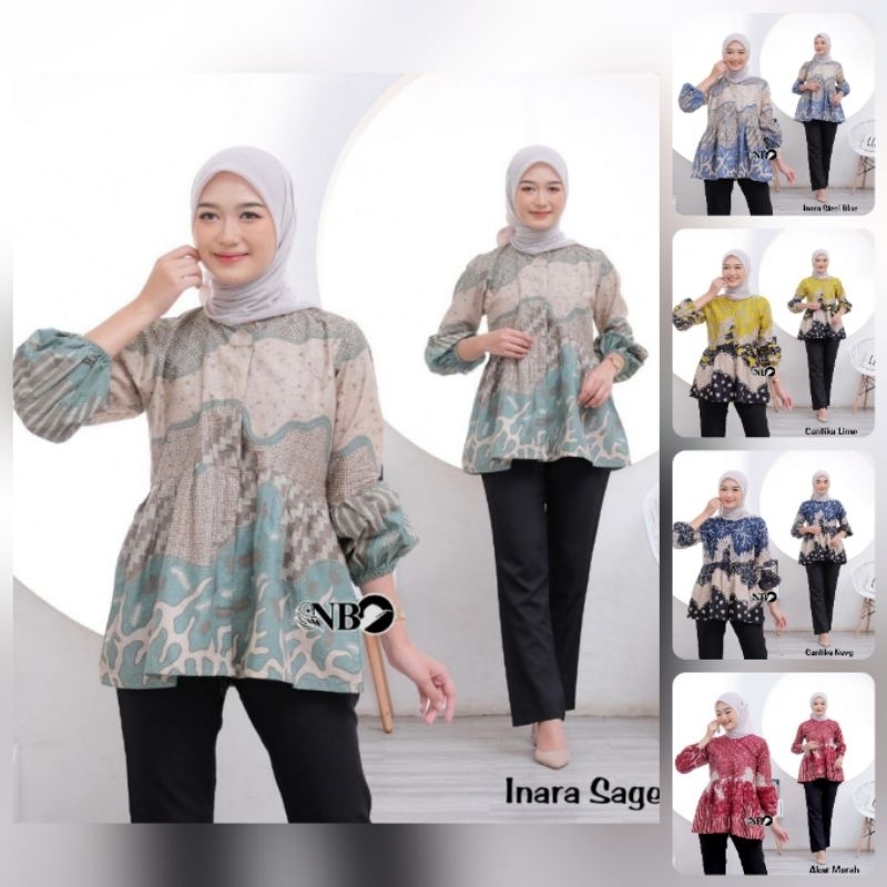 Atasan batik wanita / baju batik wanita / atasan wanita kekinian / atasan wanita / atasan wanita kor