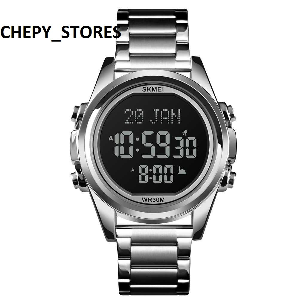 SKMEI Jam Tangan Digital Pria Penunjuk Arah Kiblat - 1667