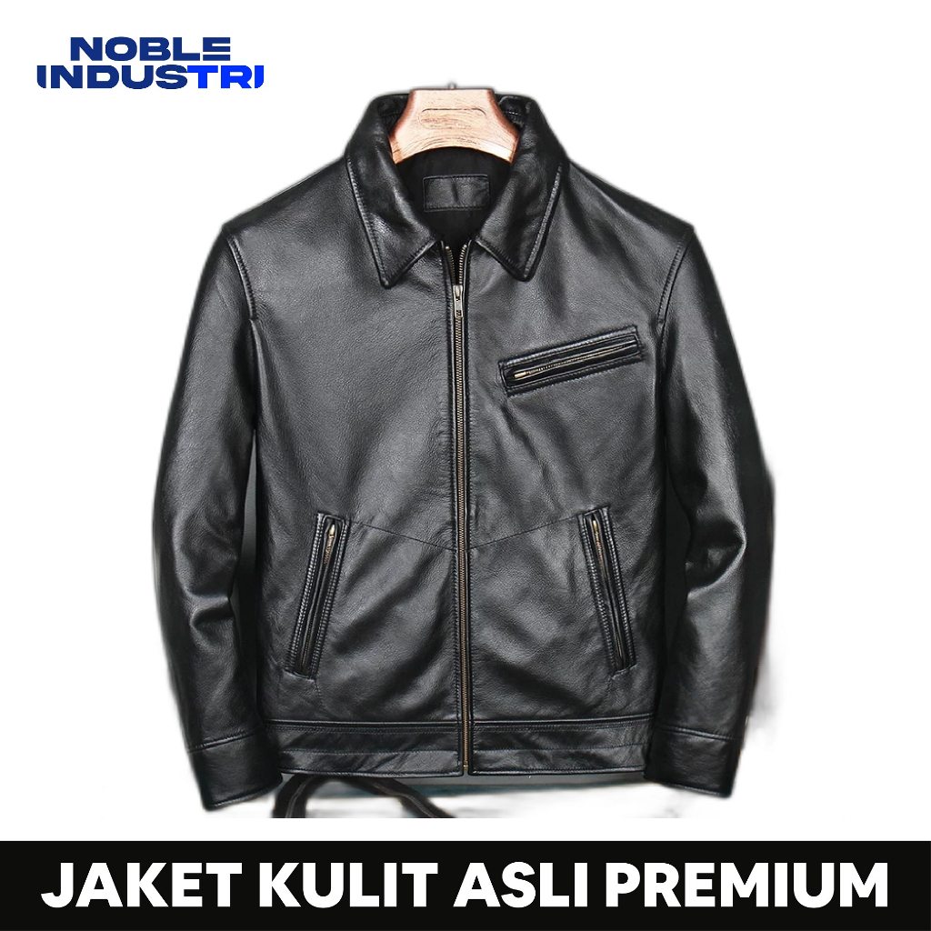 Jaket Kulit Asli Pria Premium
