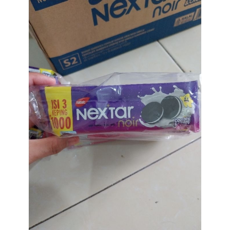 Nextar Noir 1 pack isi 10 pcs (rasa cookies n cream, coklat, gandumku)