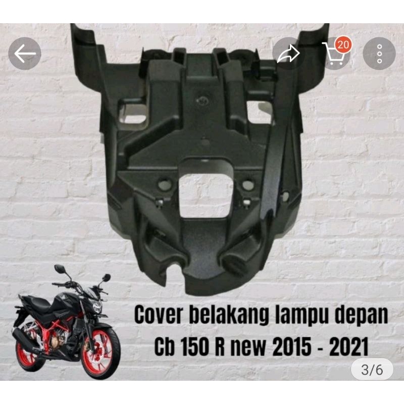 bonus seal set shock cb150 r ,,,, cowl front side R L cover batok mika lampu depan reflektor Led K15